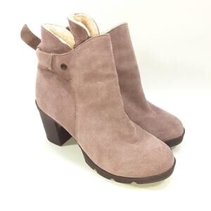 BearPaw Eden Heeled Shearling Women's Boots